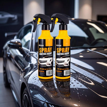 nano car coating spray - 300ml Fast-Acting Car Paint Polish & Sealant, Long-Lasting Hydrophobic Protection, Anti-Stain & Anti-Fading, Perfect for Daily Car Care