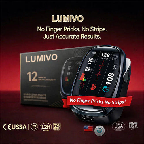 🔥Final 3 Hours : Only Limited Stock Left🏆LUMIVO™ Non-Invasive Blood Glucose Meter 99.9% Accuracy （Mayo Clinic Recommended）