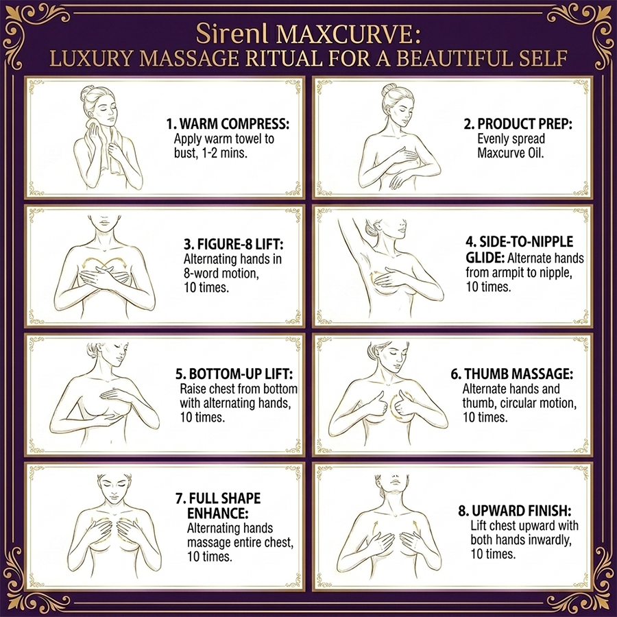 MaxCurve Multi-Zone Sculpting Oil – Lift, Volume & Curve for Bust & Butt
