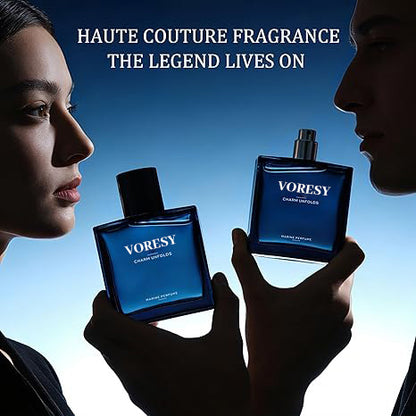 Gentlemen’s Fragrance Set with Marine Perfume, Club Gent’s Aroma & JADE BREEZE Cologne
