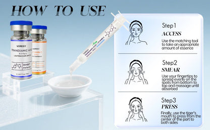 Tranexamic Acid + Golden Vitamin C Brightening Serum for Hyperpigmentation, Hydration & Anti-Aging
