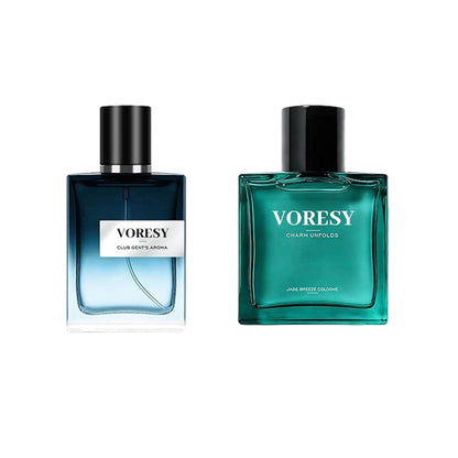 Gentlemen’s Fragrance Set with Marine Perfume, Club Gent’s Aroma & JADE BREEZE Cologne
