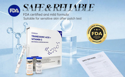 Tranexamic Acid + Golden Vitamin C Brightening Serum for Hyperpigmentation, Hydration & Anti-Aging
