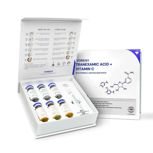 Tranexamic Acid + Golden Vitamin C Brightening Serum for Hyperpigmentation, Hydration & Anti-Aging