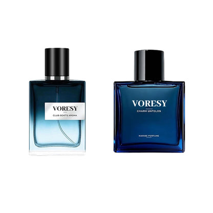 Gentlemen’s Fragrance Set with Marine Perfume, Club Gent’s Aroma & JADE BREEZE Cologne