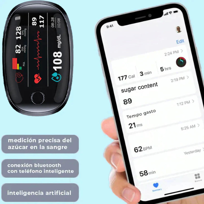 🔥Final 3 Hours : Only Limited Stock Left🏆LUMIVO™ Non-Invasive Blood Glucose Meter 99.9% Accuracy （Mayo Clinic Recommended）