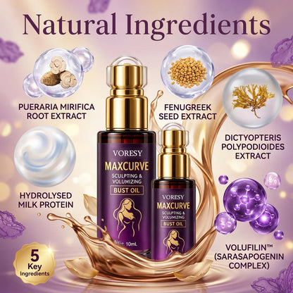 MaxCurve Multi-Zone Sculpting Oil – Lift, Volume & Curve for Bust & Butt