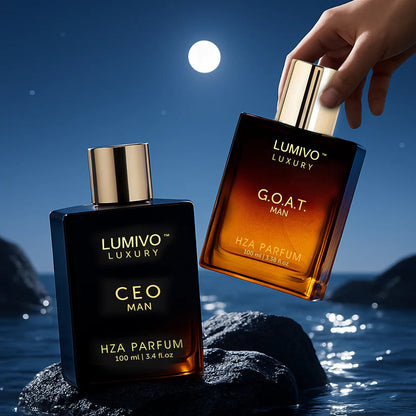 Gentlemen’s Fragrance Set with CEO MAN Perfume & G.O.A.T MAN Aroma