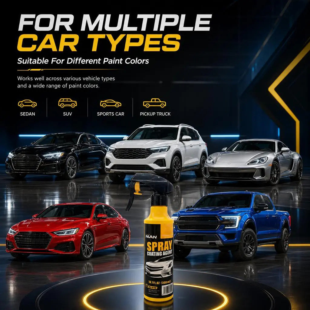 nano car coating spray - 300ml Fast-Acting Car Paint Polish & Sealant, Long-Lasting Hydrophobic Protection, Anti-Stain & Anti-Fading, Perfect for Daily Car Care