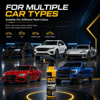 nano car coating spray - 300ml Fast-Acting Car Paint Polish & Sealant, Long-Lasting Hydrophobic Protection, Anti-Stain & Anti-Fading, Perfect for Daily Car Care
