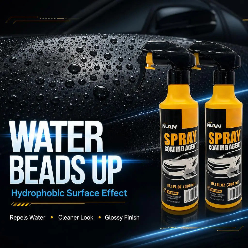 nano car coating spray - 300ml Fast-Acting Car Paint Polish & Sealant, Long-Lasting Hydrophobic Protection, Anti-Stain & Anti-Fading, Perfect for Daily Car Care