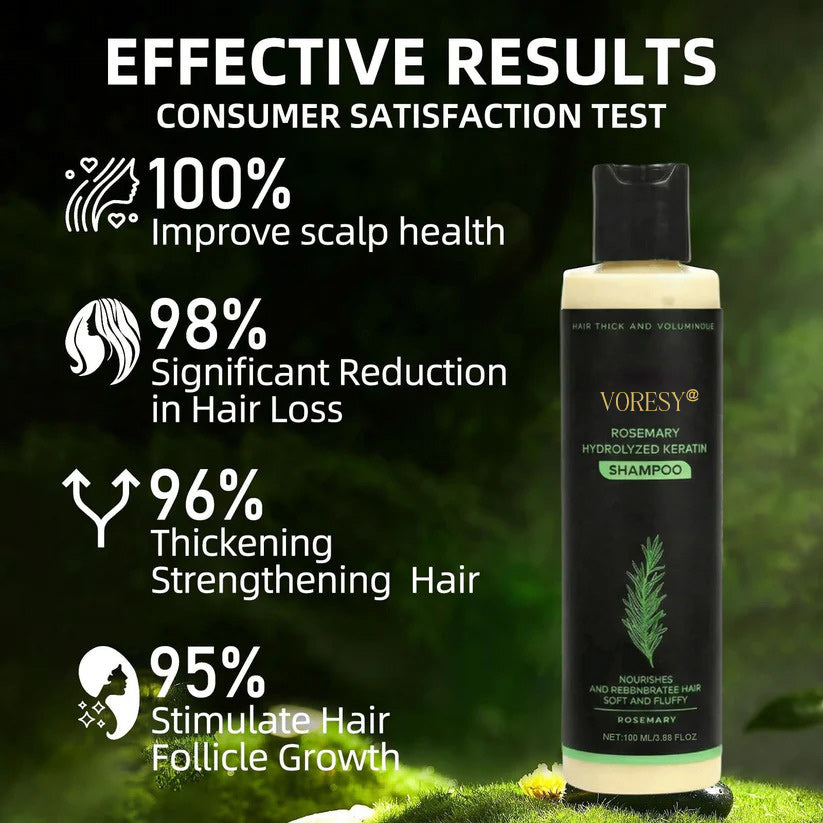 🌱 Organic Rosemary Hair Growth Shampoo