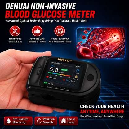 Virexo™ Non-Invasive AI Blood Sugar Analyzer | High-Precision 99.9% Accuracy | TGA Certified
