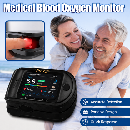 Virexo™ Non-Invasive AI Blood Sugar Analyzer | High-Precision 99.9% Accuracy | TGA Certified