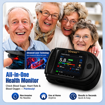 Virexo™ Non-Invasive AI Blood Sugar Analyzer | High-Precision 99.9% Accuracy | TGA Certified