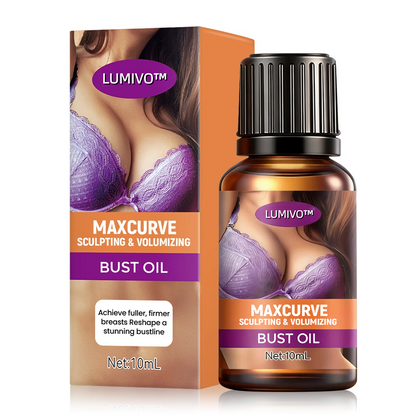 MaxCurve Sculpting & Volumizing Bust Oil⚡⏱️Get Visible Lift & Fuller Curves in Just 21 Days