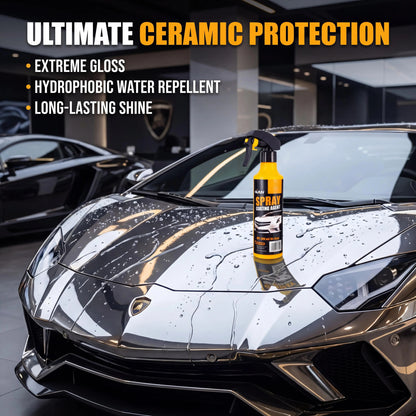 nano car coating spray - 300ml Fast-Acting Car Paint Polish & Sealant, Long-Lasting Hydrophobic Protection, Anti-Stain & Anti-Fading, Perfect for Daily Car Care